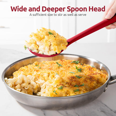 U-Taste spoon for mixing, serving, and basting in large pots.