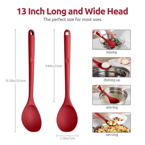 U-Taste spoon shows seamless integrated design for easy cleaning.