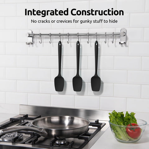 U-Taste black silicone utensils add sleek style to any kitchen.