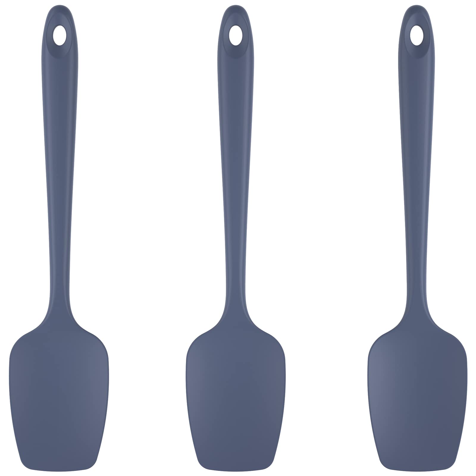 U-Taste silicone spoon spatula set in midnight blue for easy cooking and cleanup.