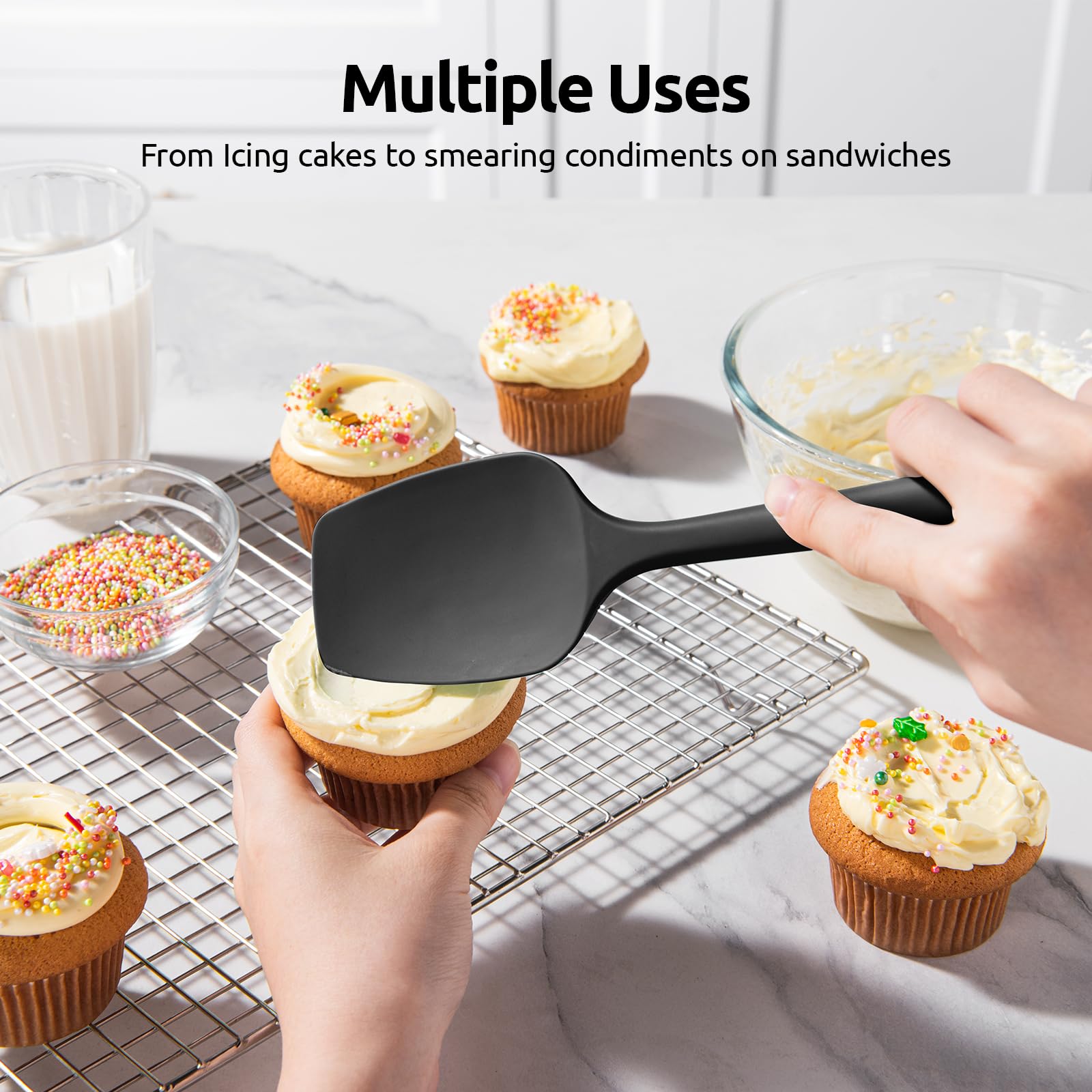 U-Taste set includes three essential utensils for cooking, mixing, and baking tasks.