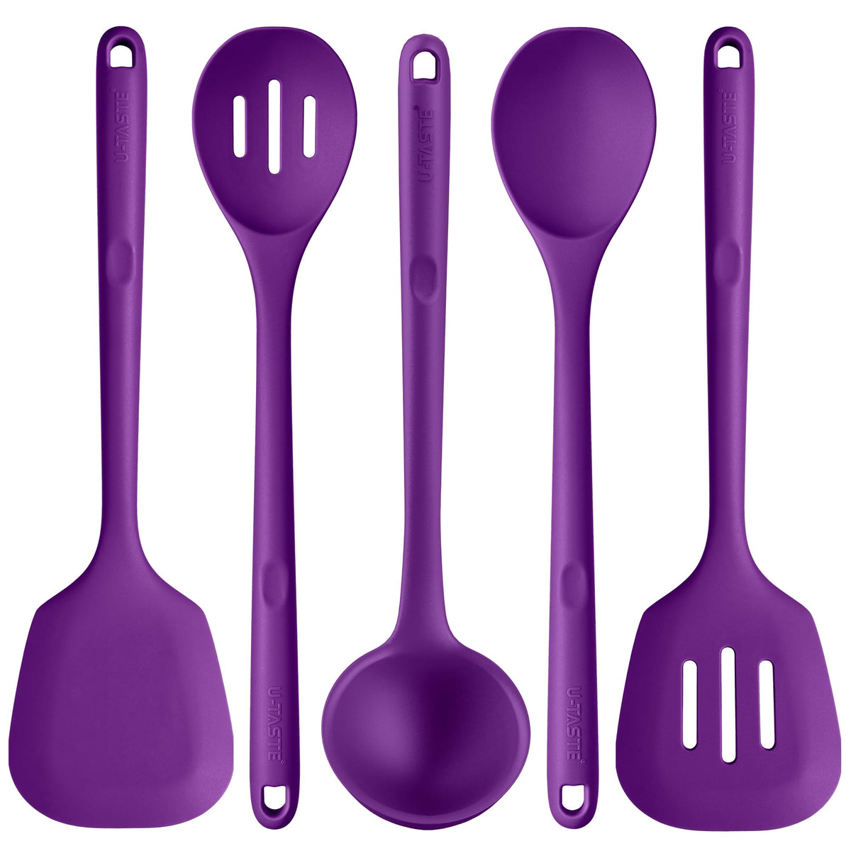 U-Taste silicone utensils set heat resistance for high-heat cooking