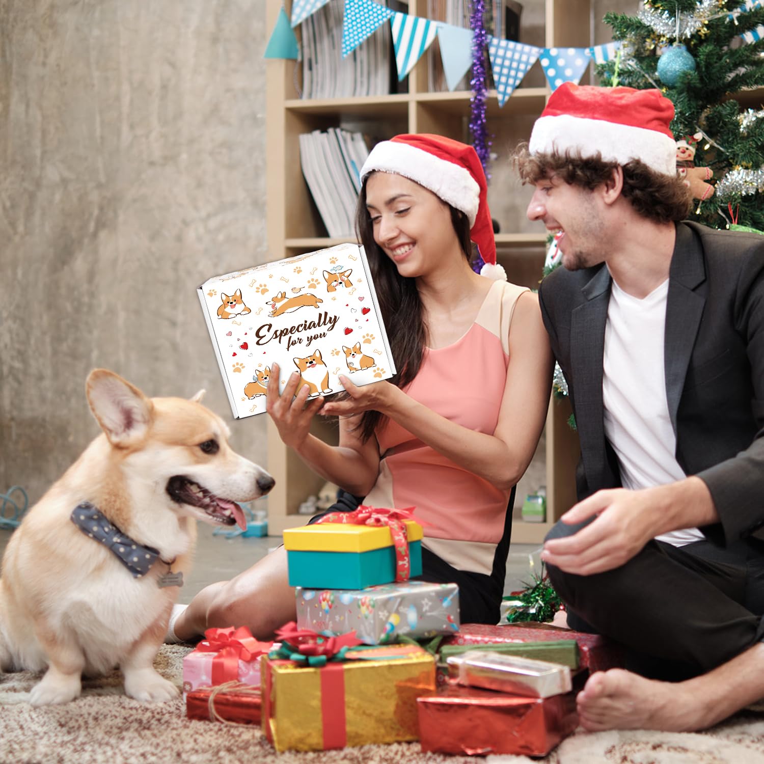 UAREHIBY corgi gift box, ready to delight