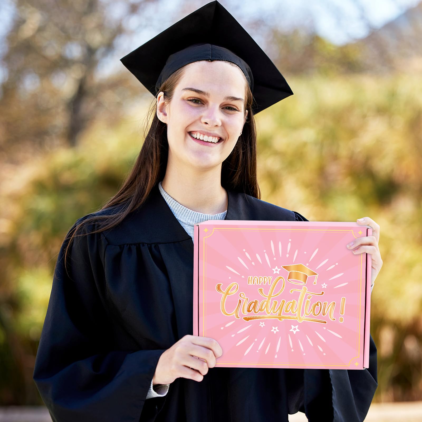 UAREHIBY graduation card table décor, doubles as a festive keepsake.