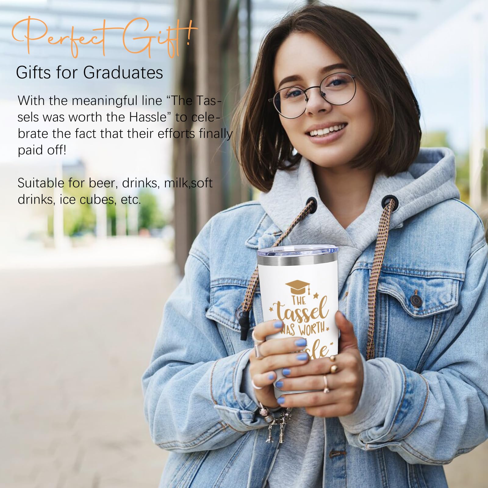 UAREHIBY scented candle adds warm ambiance for grads