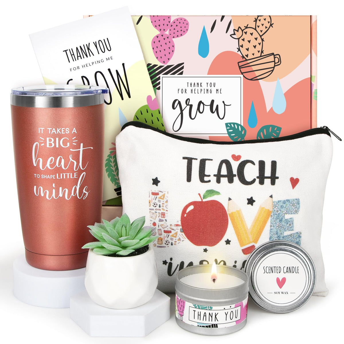 UAREHIBY 20 oz tumbler with inspirational quote keeps drinks hot during busy classrooms