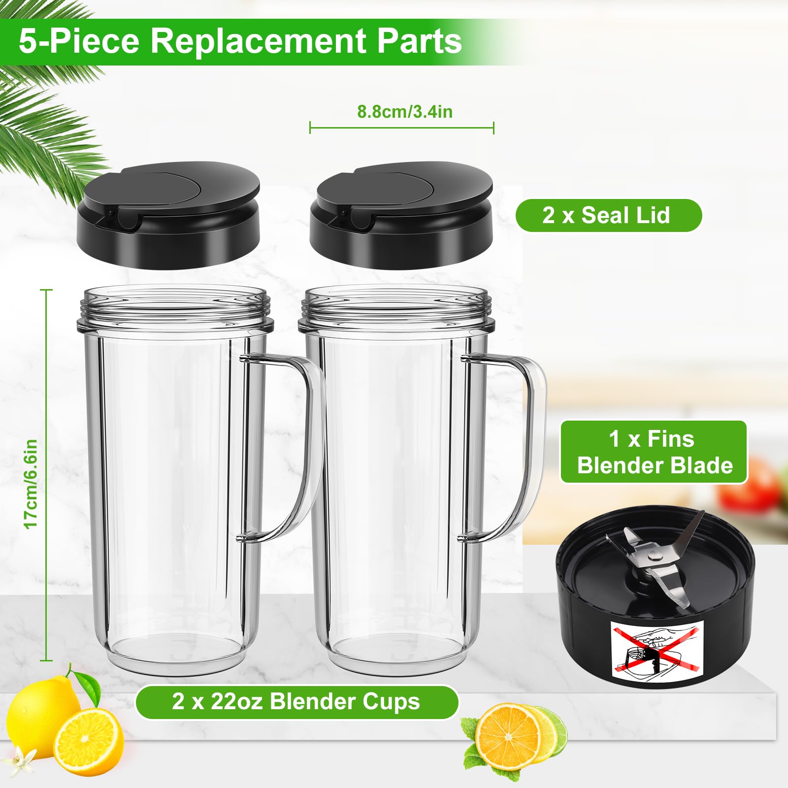 UBYNID extractor cross blade with gasket ensures clean blending.
