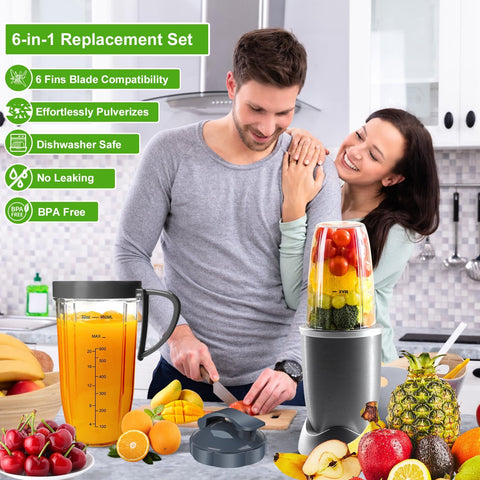 UBYNID Nutribullet BPA-free dishwasher-safe parts simplify cleaning