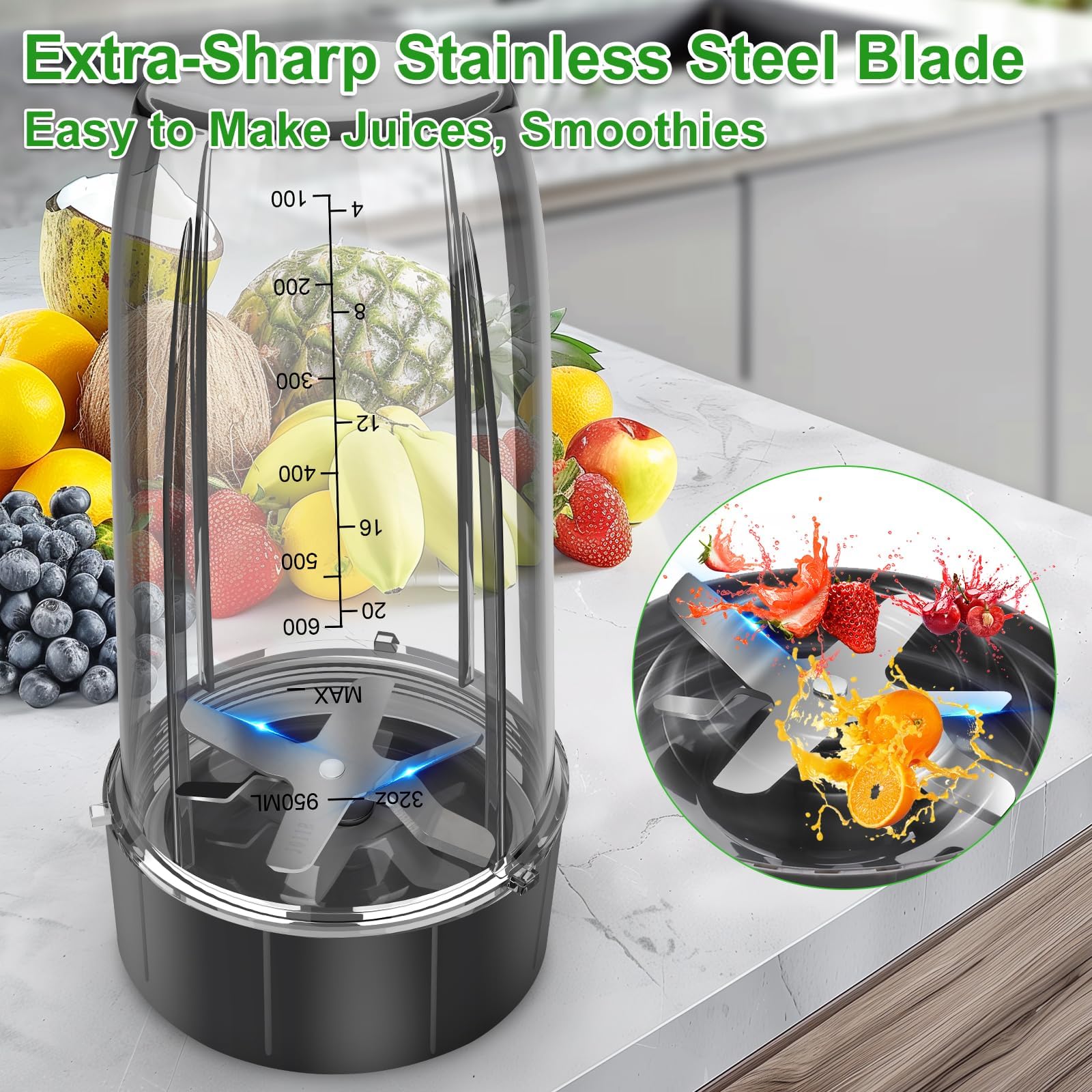 UBYNID Nutribullet extraction blade ensures consistent blending