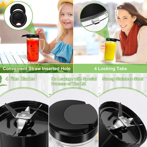 UBYNID smooth-threaded cups for easy installation and removal.