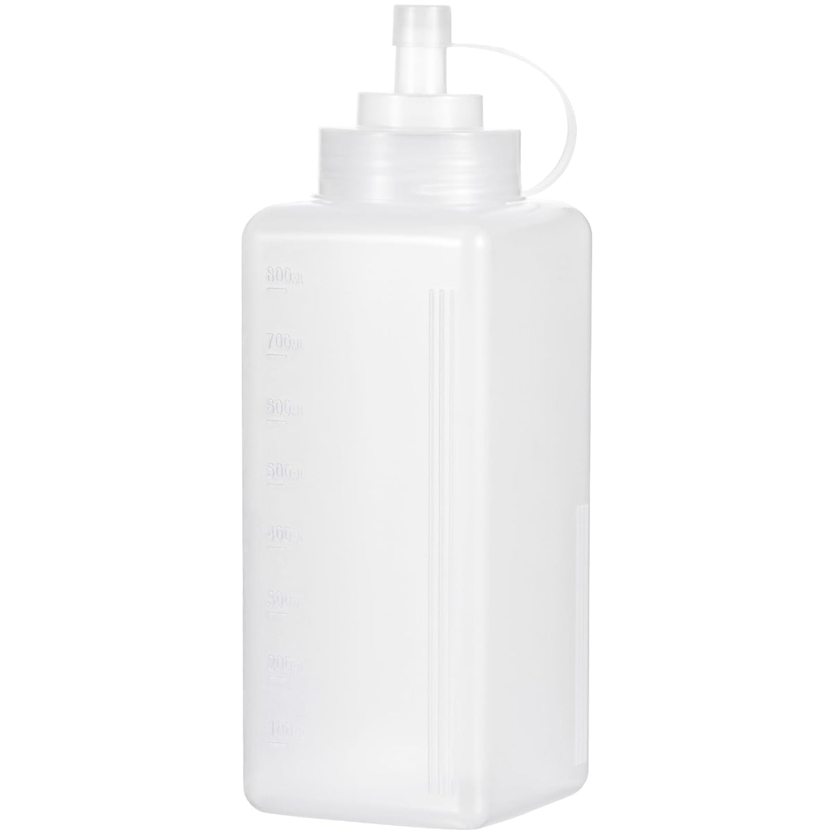Uceoo 27oz cap-lid pour bottle for sauces, spill-free pour.