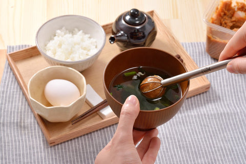 UchiCook Measuring Handy Whisk 1 Tbsp scoop for precise miso portion