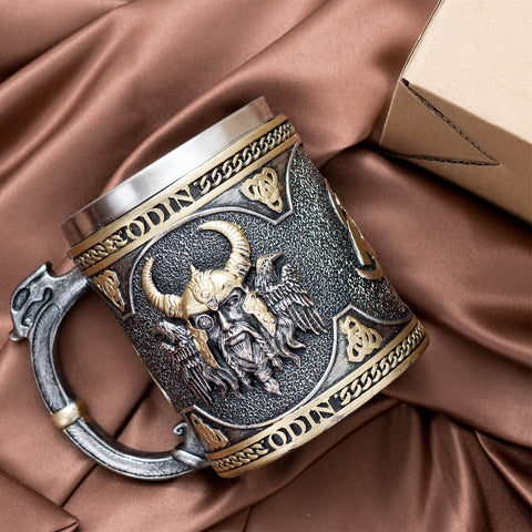 UCOMINS Odin Viking mug gift-ready packaging enhances gifting appeal.
