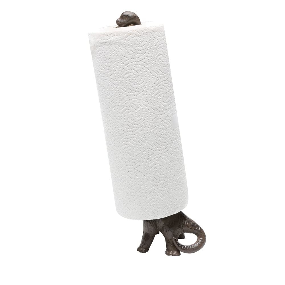 UD Toysdone dinosaur paper towel stand, base view, stable and fun for any space