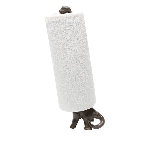 UD Toysdone dinosaur paper towel stand, base view, stable and fun for any space