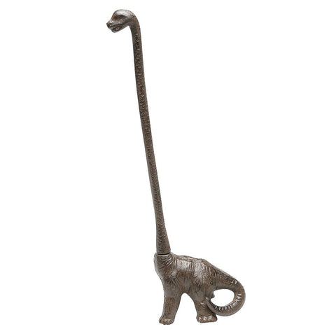 UD Toysdone iron dinosaur holder, side view, practical decor for kitchen or craft room