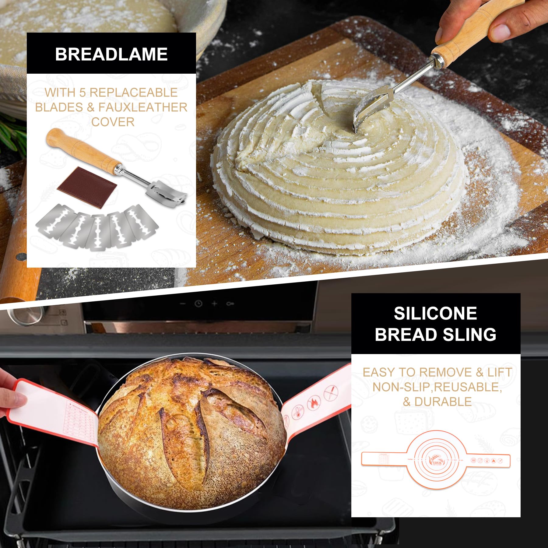 UDUK Danish whisk speeds even mixing for smooth dough