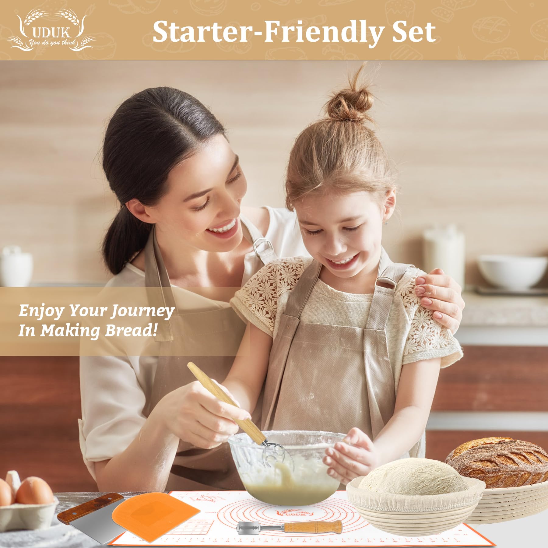 UDUK Washable linen liner keeps baskets tidy and reusable