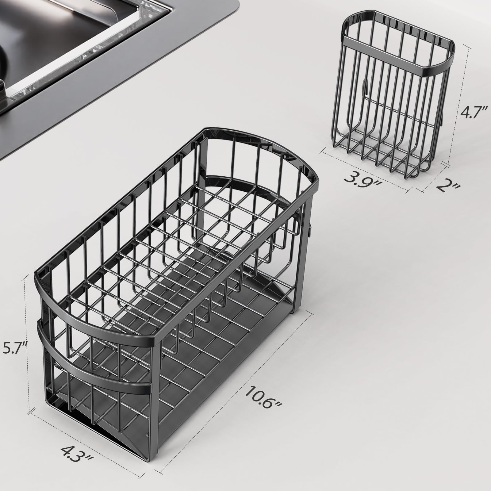 UEFFNR durable matte black finish resists water spots and scratches.