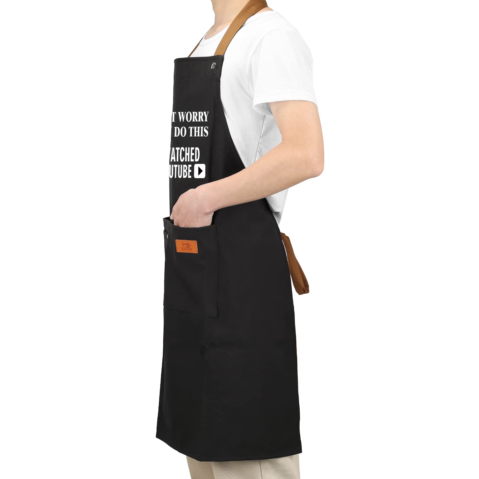 UENOW grilling apron with adjustable waist strap for secure fit