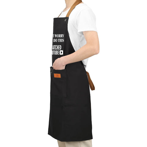 UENOW grilling apron with adjustable waist strap for secure fit