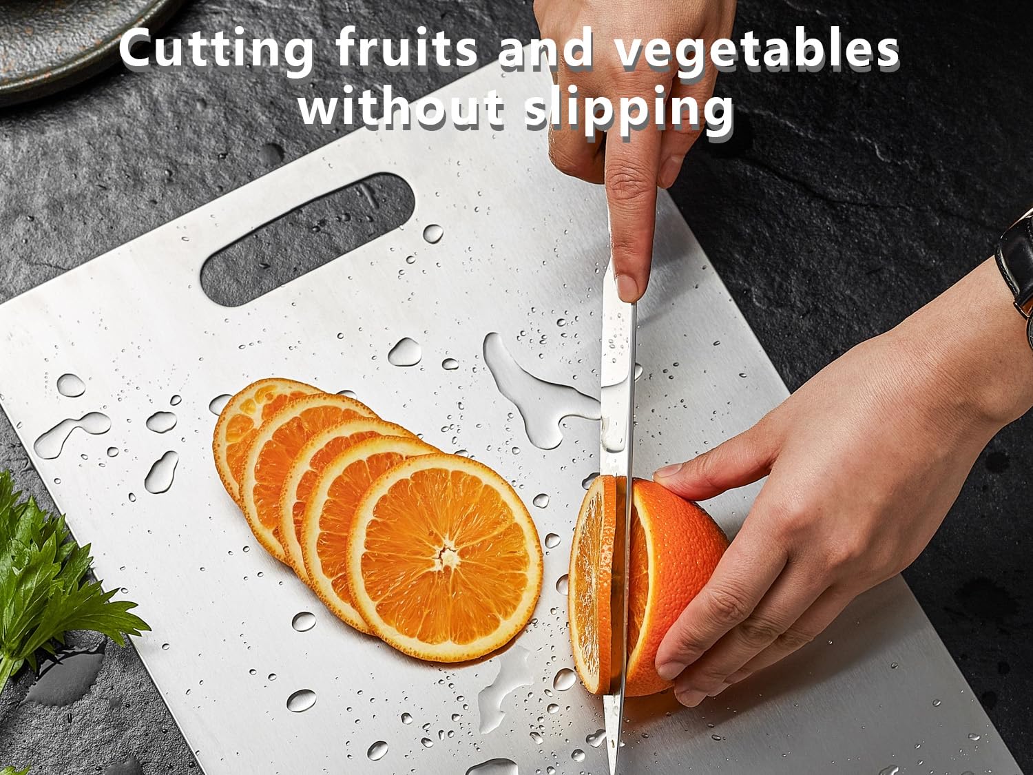 UFJEG titanium cutting board outdoor use for camping.
