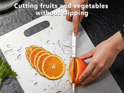 UFJEG titanium cutting board outdoor use for camping.