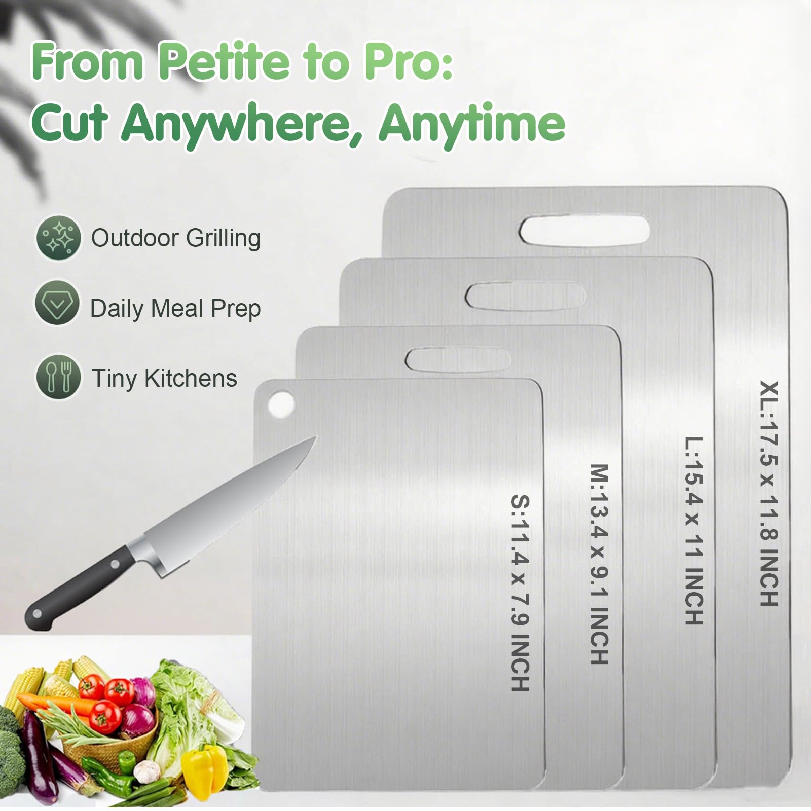 Ufolbol Katuchef titanium board dishwasher-safe for easy maintenance