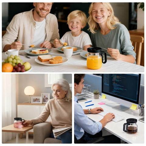 UFORU travel-friendly coffee pot mug for on the go