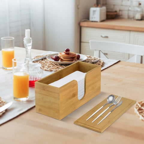 Ugiftt bamboo paper towel holder durable and long-lasting.