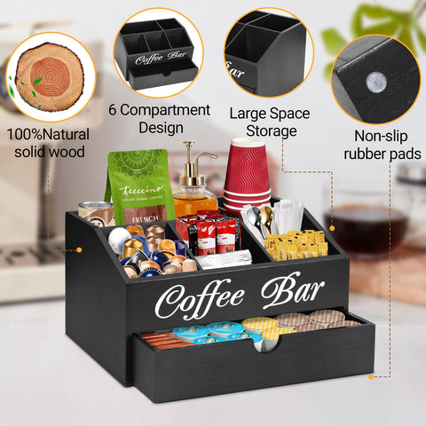 ugiftt coffee bar organizer dormitory lounge usage keeps common areas tidy