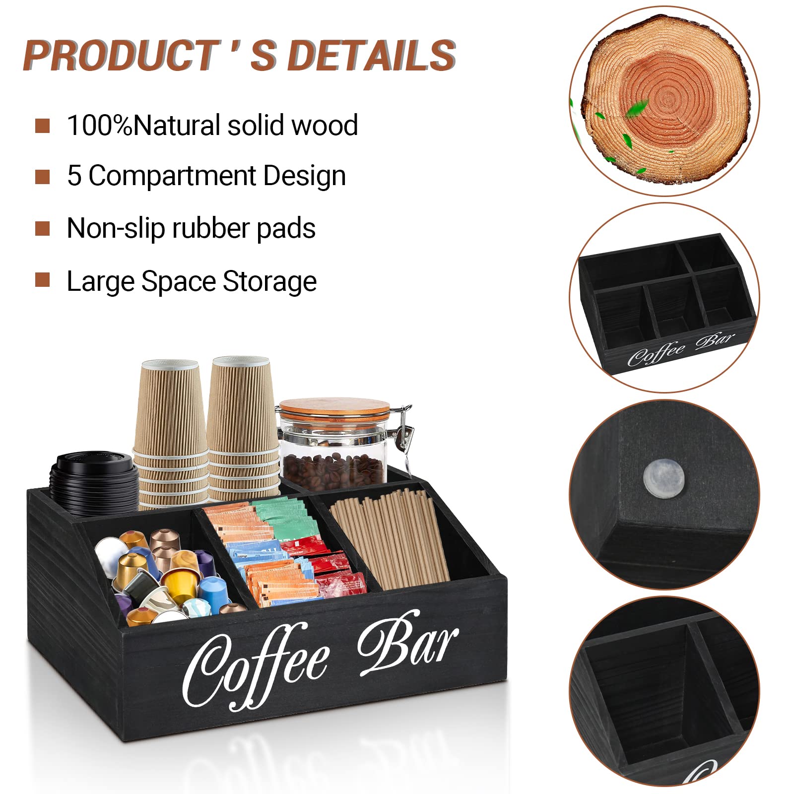 ugiftt coffee station organizer dorm or office use for shared spaces.