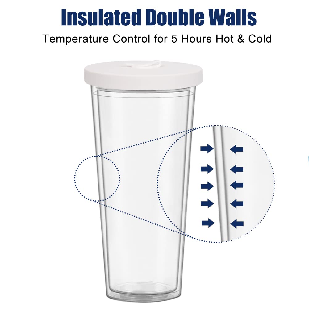 UHAPEER leakproof lid and wide straw simplify sipping bubble tea.