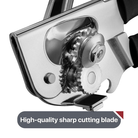 UHIYEE large crank enables smooth operation opening big cans.