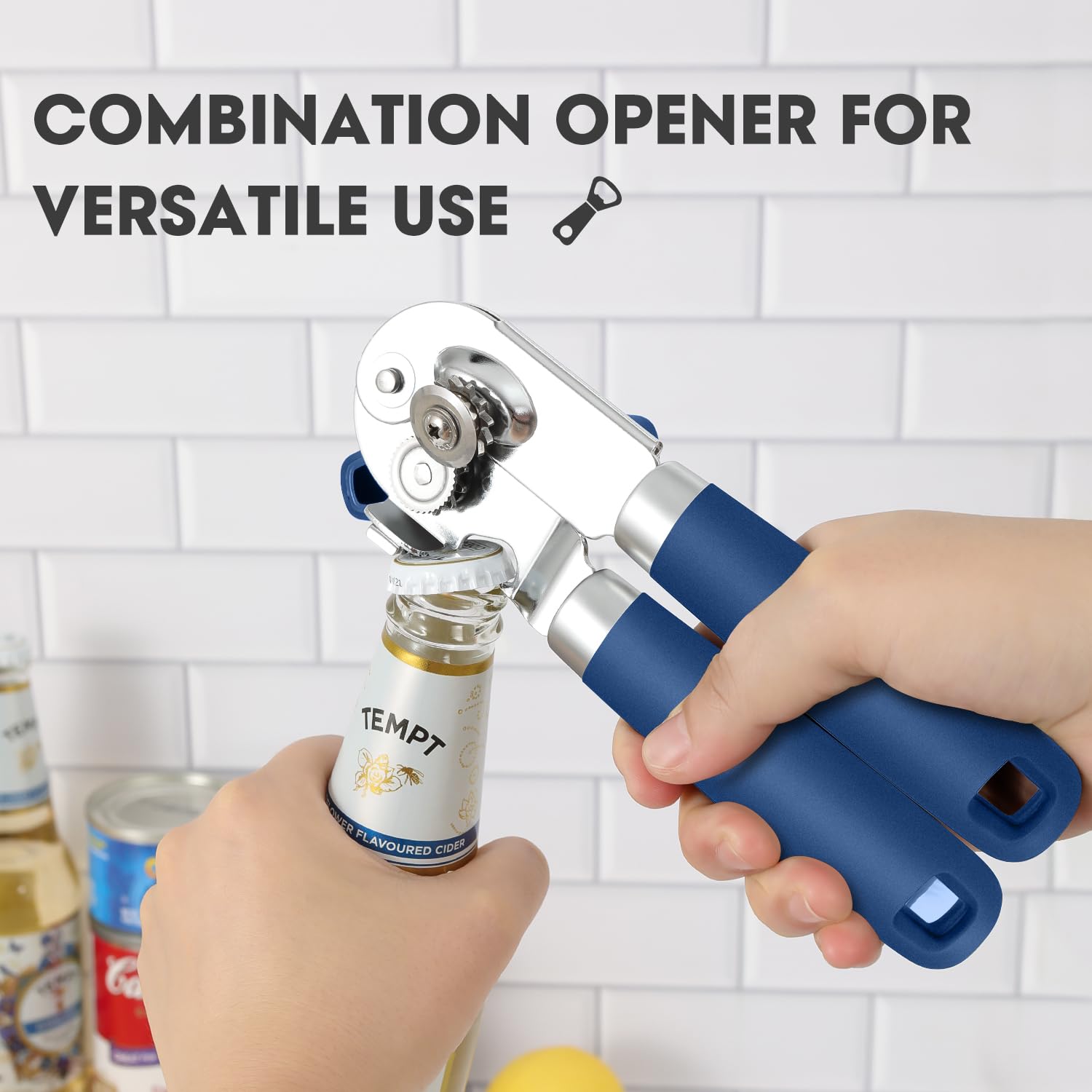 UHIYEE built-in bottle opener adds convenience.