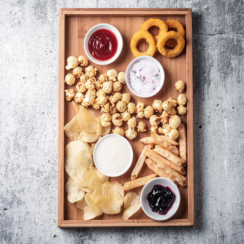 UIBFCWN stackable dipping bowls save cabinet space during meals.