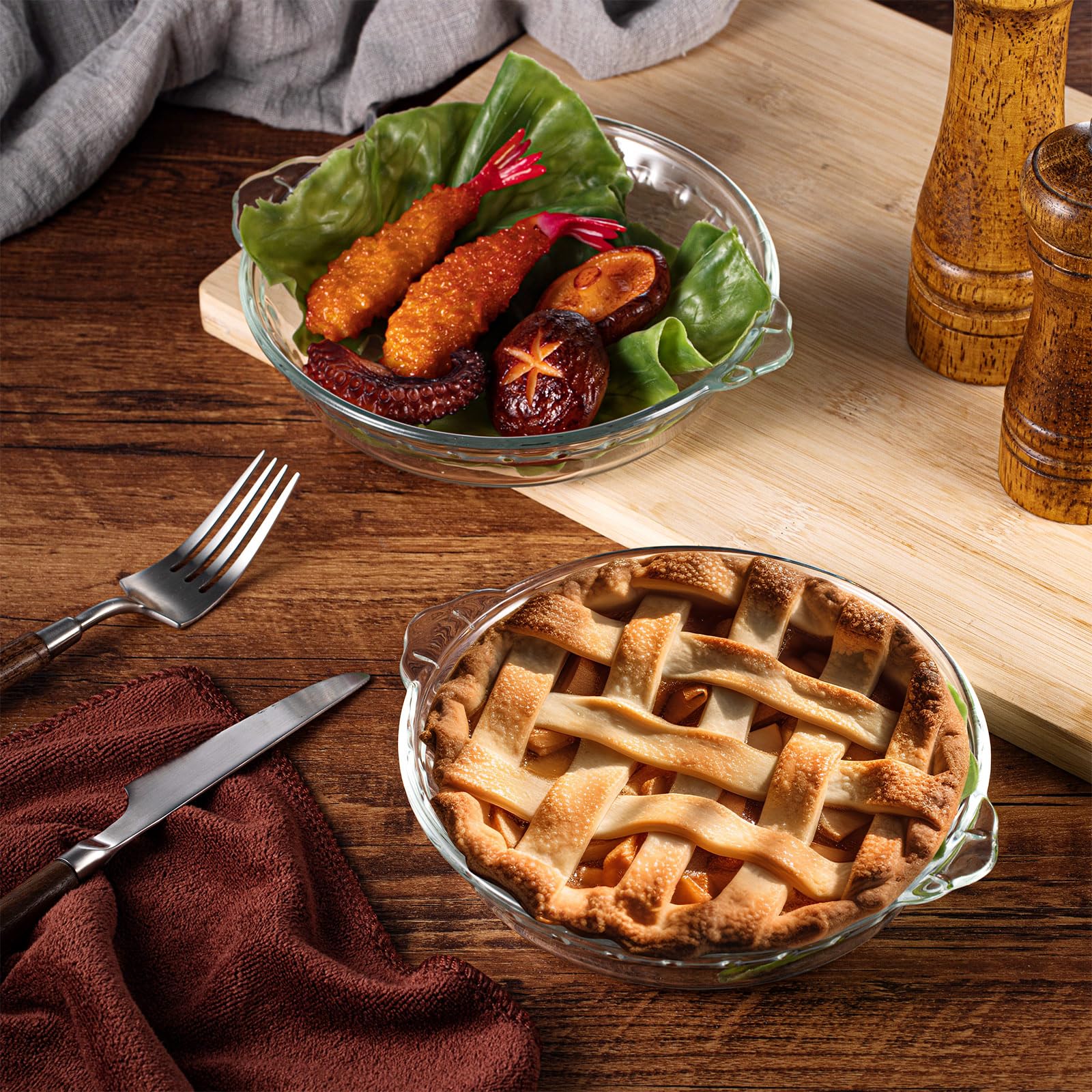 Uiifan 6-inch mini pan with 11.6oz capacity for pies