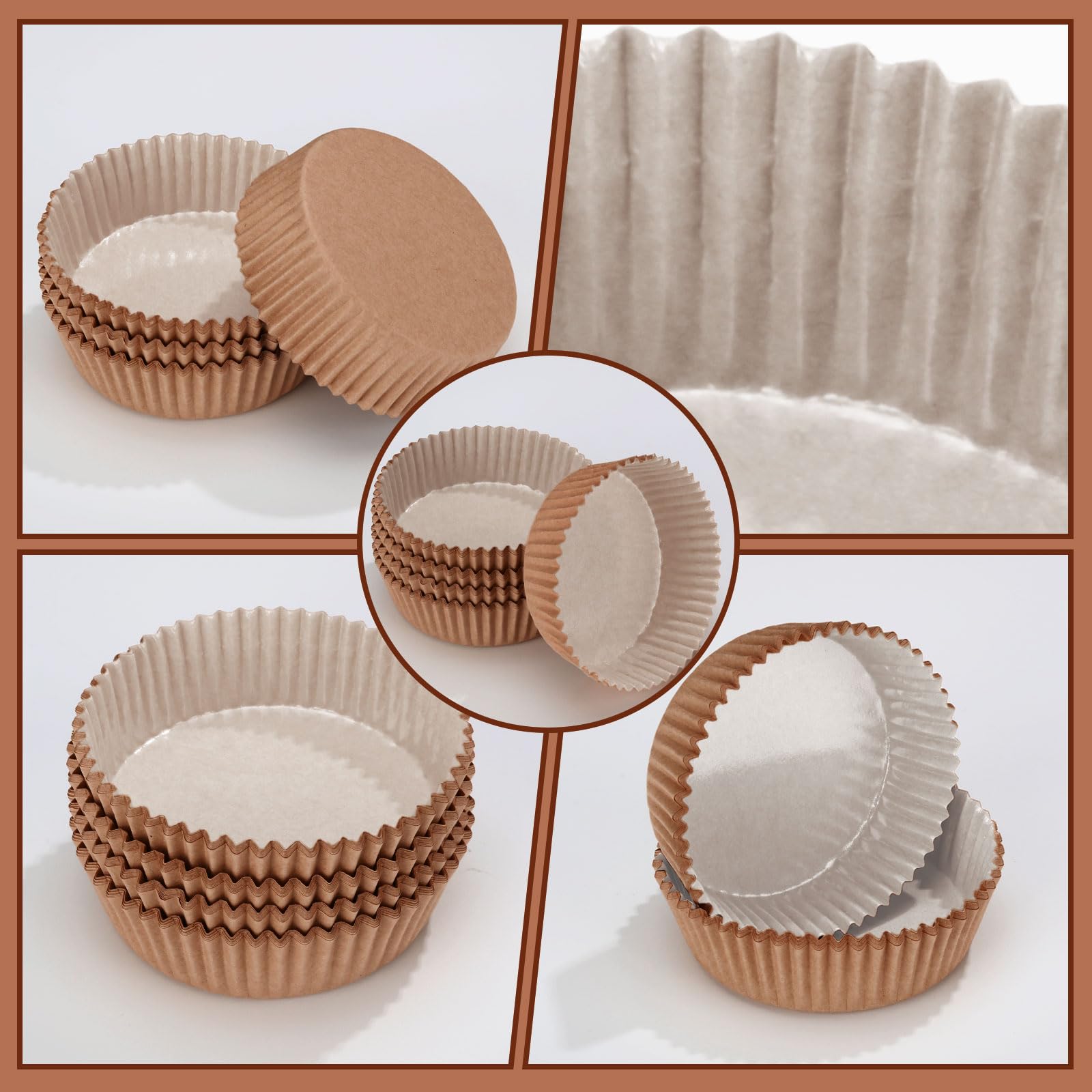 Uiifan liners stand upright with greaseproof design for mess-free baking.