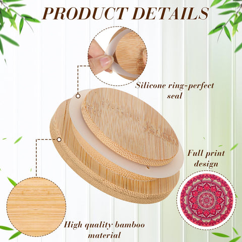 Uiifan easy-clean lid simplifies maintenance for bamboo jars after use.