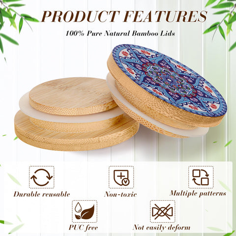 Uiifan reusable wooden lid designed for long-lasting jar storage on countertops.