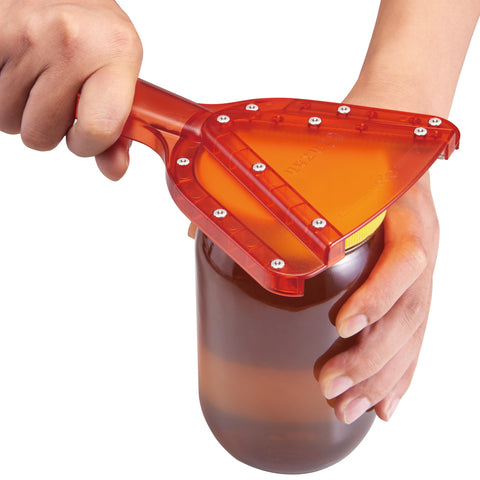 Uinxan compact jar opener stores neatly in a drawer.