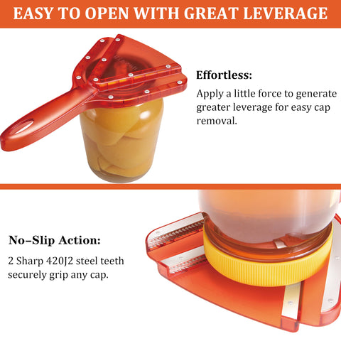 Uinxan jar opener uses SUS304 stainless steel construction for daily durability.