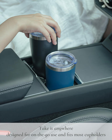 UIRZOTN car cup holder friendly design fits most vehicles.
