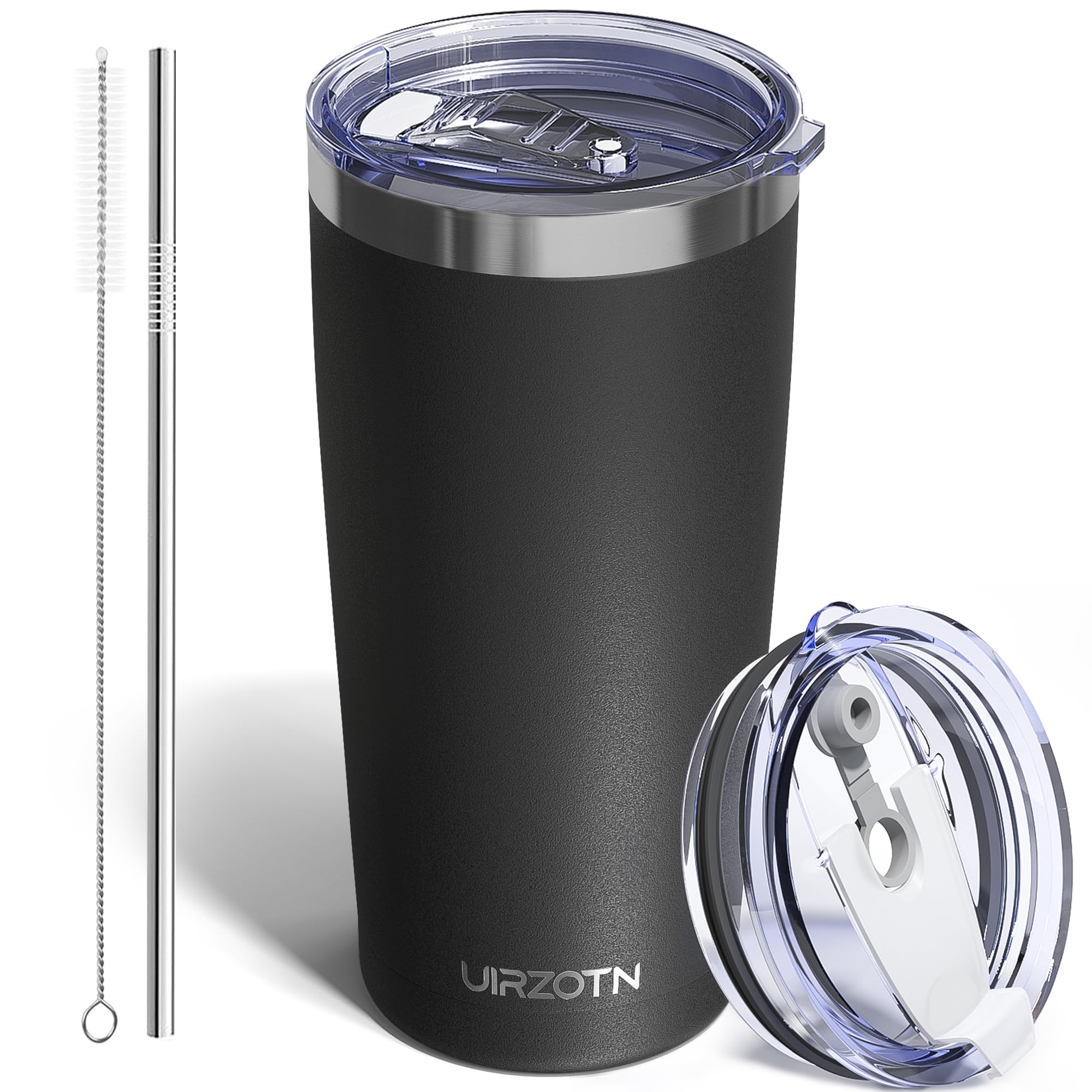 UIRZOTN travel coffee tumbler 20oz, ready for hot or iced drinks on the go.