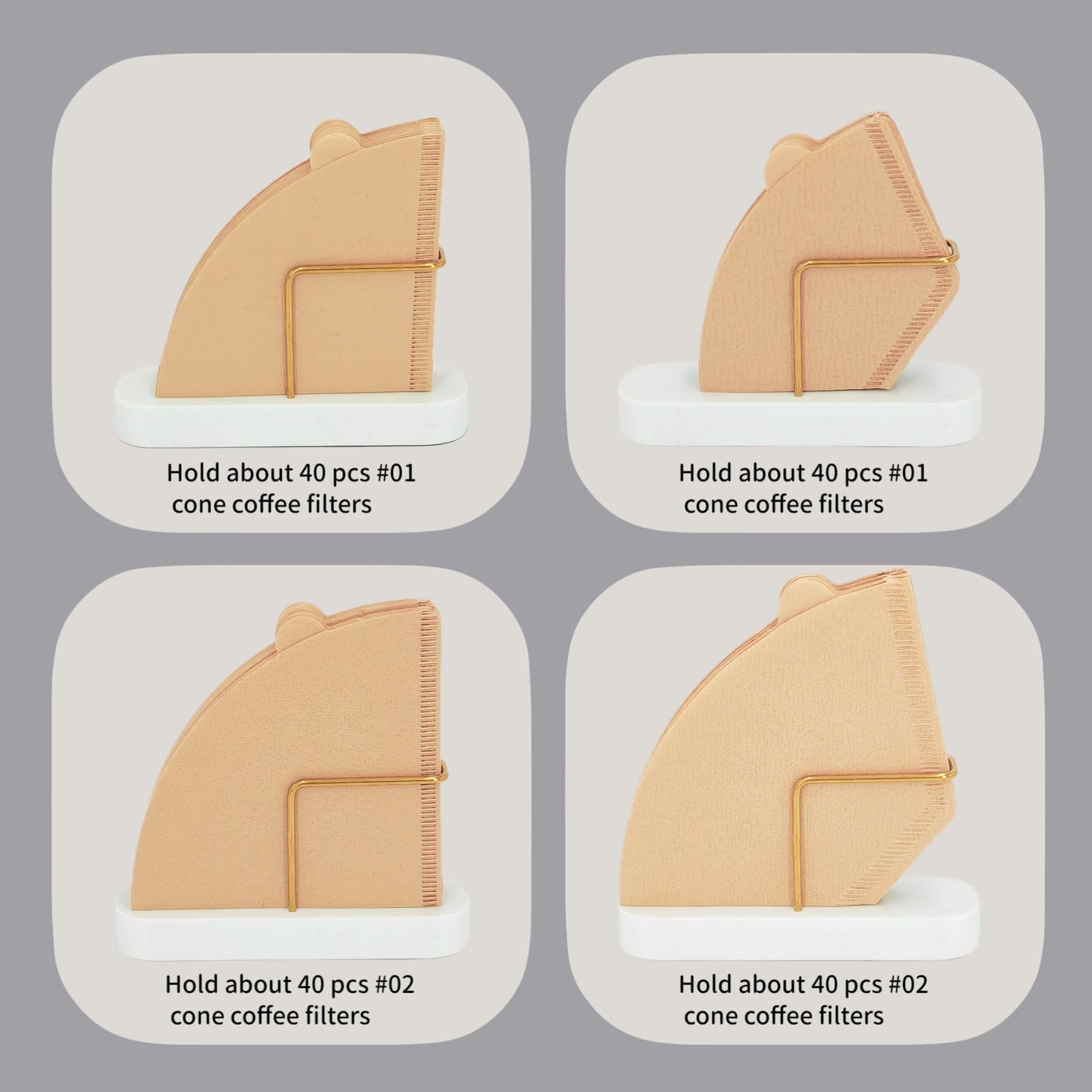 Compact, space saving shape fits small countertops and desks.