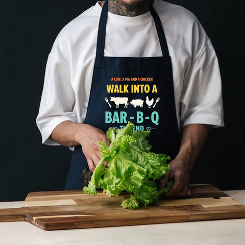 Uiycolk BBQ apron adjustable neck detail