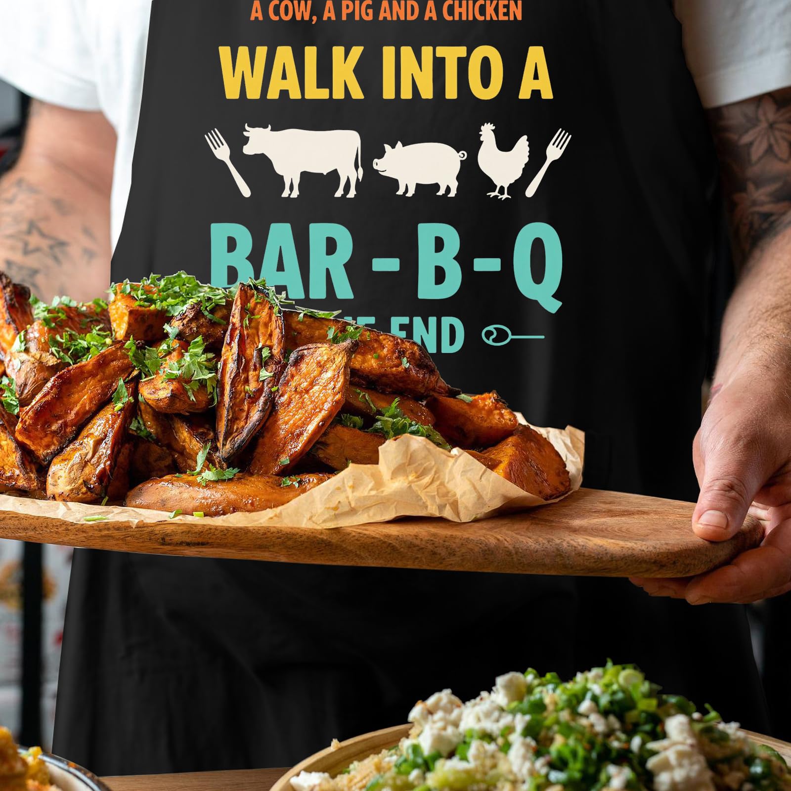 Uiycolk apron pocket setup highlights convenient storage
