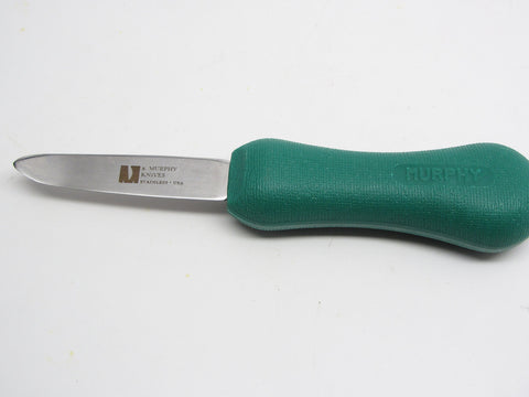 UJ Ramelson Co oyster knife curved bent tip enables easy shell separation.