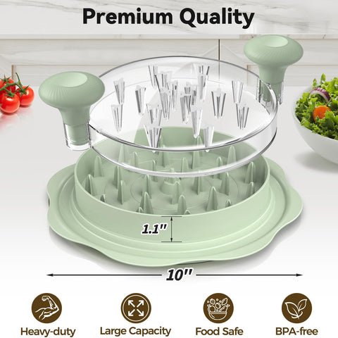 Ukeetap 10-inch Pro Chicken Shredder side with ergonomic handle and stable grip.