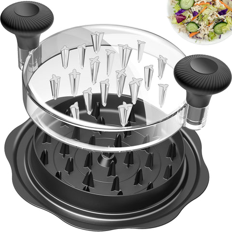 Ukeetap 10-Inch Pro Chicken Shredder top view for fast shredding results
